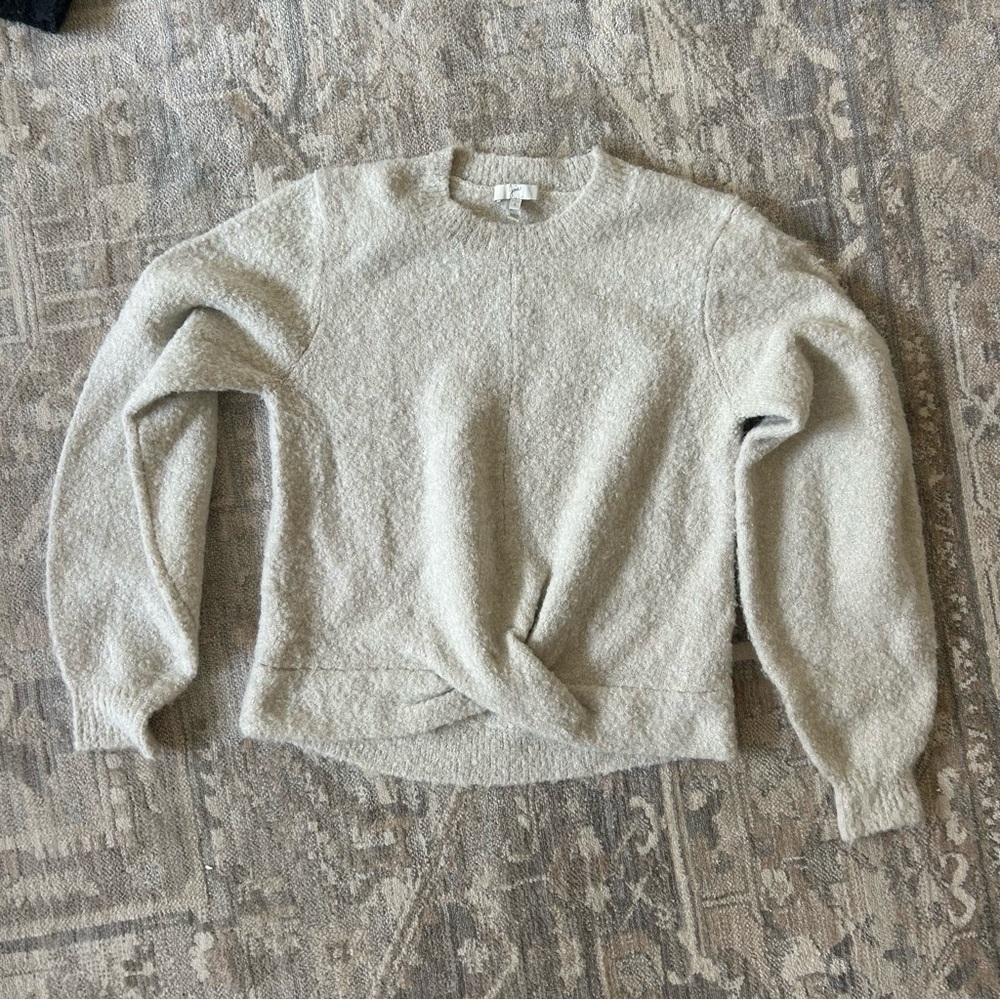 Joie cream wool sweater size S